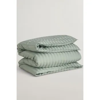 Polštář POVLEČENÍ GANT SATEEN STRIPES SINGLE DUVET 140x200 CLAY GREEN