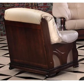 Křeslo Křeslo Italiano, dubový masiv / kůže, 90 cm