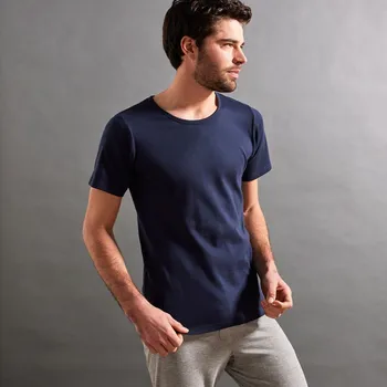 Pánské tričko Sada 2 triček Thermoperle® s kulatým výstřihem a krátkými rukávy, mírně hřejivé nám.modrá 125/132 (4XL)