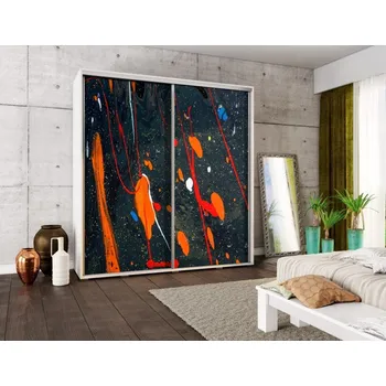 Šatní skříň Šatní skříň PENELOPA 205 Abstrakce 1