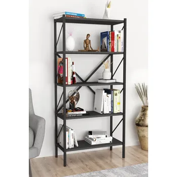 Knihovna Regál OSLAVA - antracit