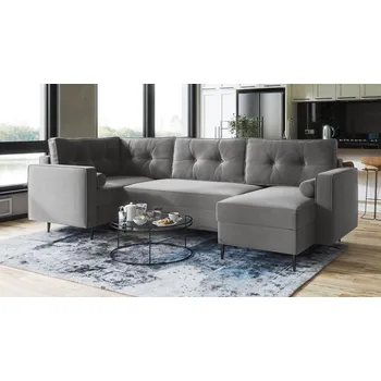 Sedací souprava Sedací souprava HERMEN světlešedá - MONOLITH 84