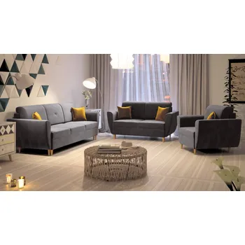 Sedací souprava Sedací souprava HALDEN 3+2+1 šedá - MONOLITH 92