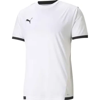Pánské tričko Pánské fotbalové triko Puma TEAM LIGA JERSEY TEE 3XL Bílá, Černá