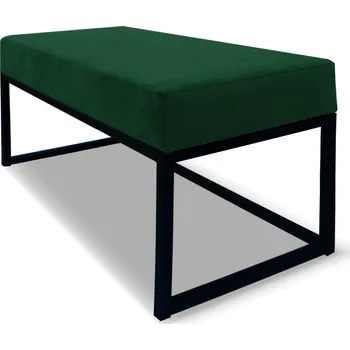 Taburet Lavička EMLI 80 cm v loftovém stylu - zelená - ITAKA 10