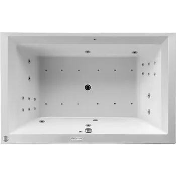 Vana Masážní vana Linea XXL 190x120x50 cm, systém Hydro + Perlička s Profi Flat ovládáním, s automatickým proplachem XXL11VN3