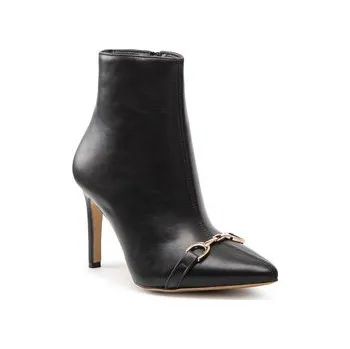 Dámské kozačky Polokozačky DeeZee ZALMM220171 Černá 41