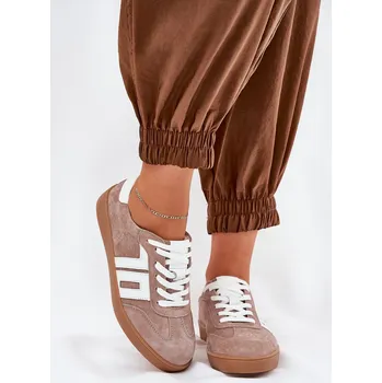 Dámské tenisky Kopačky Sportovní Boty Z Semiše Vinceza 79517 Barva: Béžová, Velikost: 39