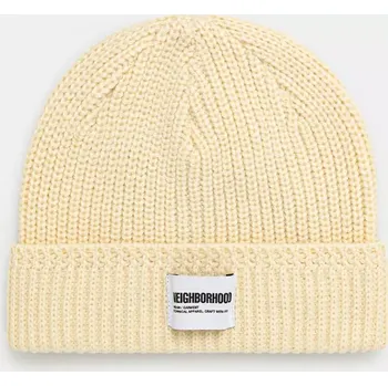 Čepice Čepice z vlněné směsi NEIGHBORHOOD Jp Beanie, ONE SIZE, béžová, 12X