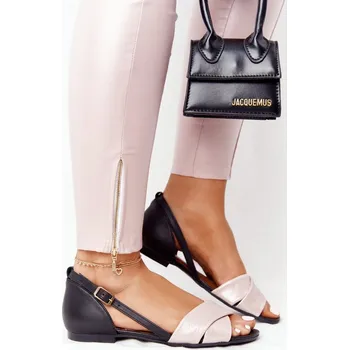 Dámské sandále Kožené Sandály S Květinami Maciejka 04614-43 Barva: Růžová, Velikost: 36