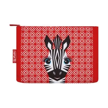 Penál Pouzdro ploché, Cute zebra