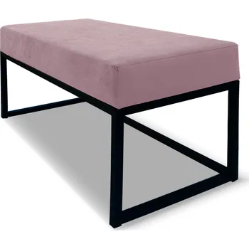 Taburet Lavička EMLI 80 cm v loftovém stylu - růžová - ITAKA 38