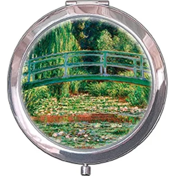 Kosmetické zrcátko Kapesní zrcátko Japanese Bridge Claude Monet, 7x11 cm