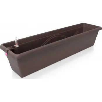 Truhlík Plastkon samozavlažovací truhlík Extra Line Smart Hnědá, 79.5x21x17 cm