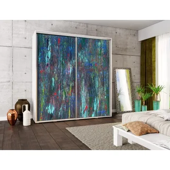 Šatní skříň Šatní skříň PENELOPA 205 Abstrakce 2