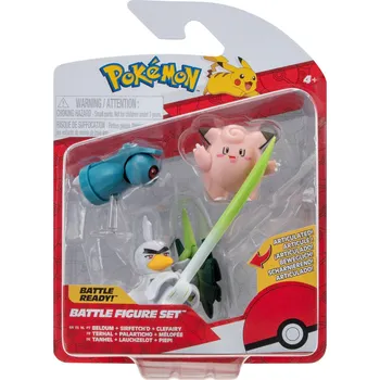 Party dekorace Pokémon figurky - 3 ks v balení Beldum+Sirfetch'd+Clefairy