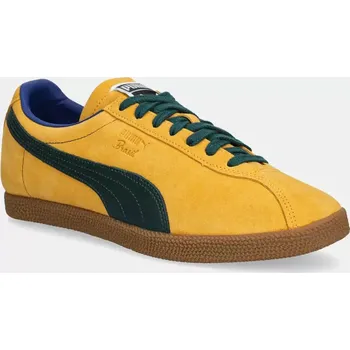 Pánské tenisky Semišové tenisky Puma Brasil, 40, žlutá, 17A