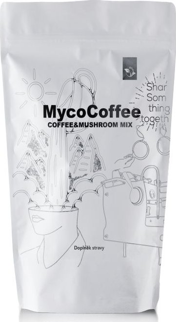 MycoCoffee - Kávová směs s houbovými extrakty 20x 3 g (porcovaná varianta)