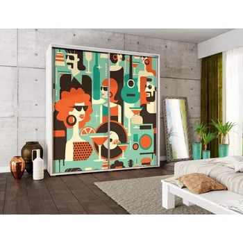 Šatní skříň Šatní skříň PENELOPA 205 Retro párty