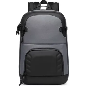 Městský batoh Ozuko pánský batoh na notebook Aengus Šedý 16L