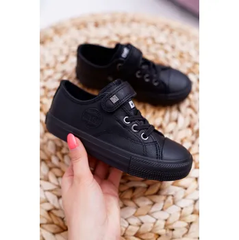 Chlapecké tenisky Dětské Kožené Tenisky BIG STAR EE374036 Barva: Černá, Velikost: 35