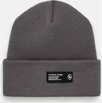 Čepice Čepice NEIGHBORHOOD Beanie šedá barva, 242YGNH.HT01, ONE SIZE, 90X