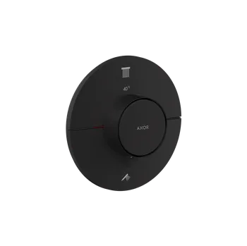 Vodovodní baterie Axor ShowerSelect ID - Termostatická baterie pod omítku pro 2 spotřebiče, černá matná 36750670