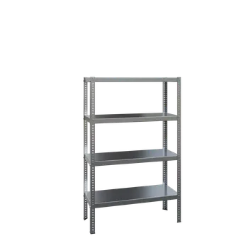 Dílenský regál RZ 150 regál zákl. 1500x1000x400/4 p., celopozink