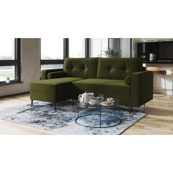 Sedací souprava Rohová rozkládací sedačka MARY světlezelená - MONOLITH 38