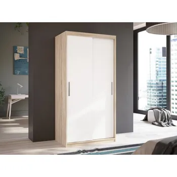 Šatní skříň Šatní skříň ANTIGO 100 Sonoma/Bílá