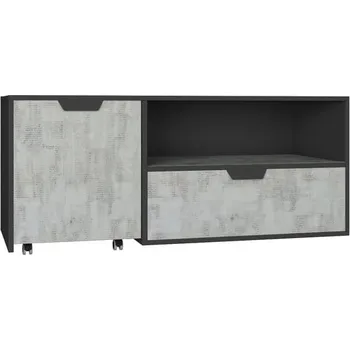 Televizní stolek Televizní stolek NANO NA10 grafit + enigma