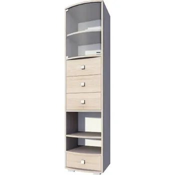 Knihovna Regál NAOMI 49x200 v2