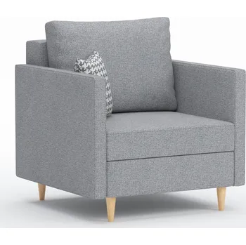 Křeslo Křeslo HOMAS Světlešedý - MALMO 90