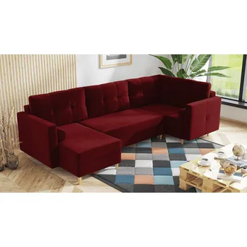 Sedací souprava Sedací souprava RUTAR červená - DREAM VELVET 202.10