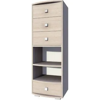 Knihovna Regál NAOMI 49x138 v2