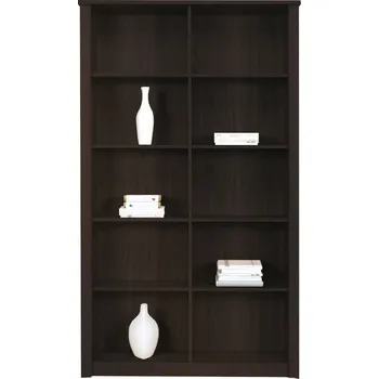 Knihovna Regál FINEZJA F8 dub sonoma čokoláda