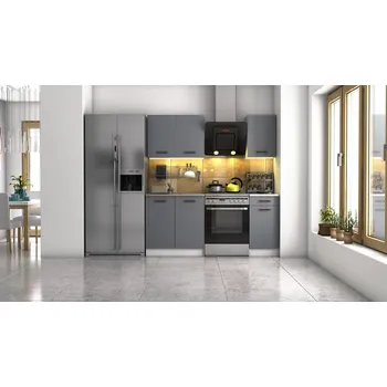 Kuchyňská linka Kuchyňská linka DAGA I 180 cm Antracit