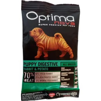 Krmivo pro psa Vzorek OPTIMAnova Dog Puppy Digestive Rabbit & Potato GF 100 g