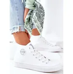 Dámské Kožené Vysoké Tenisky Big Star GG274016 Barva: Bílá, Velikost: 39