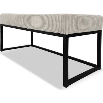 Taburet Lavička KAYA - béžová - manšestr - LINCOLN 03