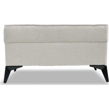 Taburet Taburet SELI s úložným prostorem - béžový - bouclé - NOW OR NEVER 03