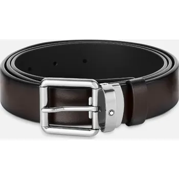 Opasek MONTBLANC OPASEK Brown 30 mm leather 131185