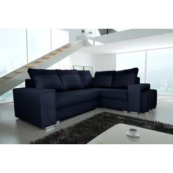 Sedací souprava Rohová rozkládací sedačka MADRYT modrá - JAGUAR 2186