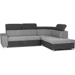 Sedací souprava Milo - rohová, levá, hnědá (Vogue 9)