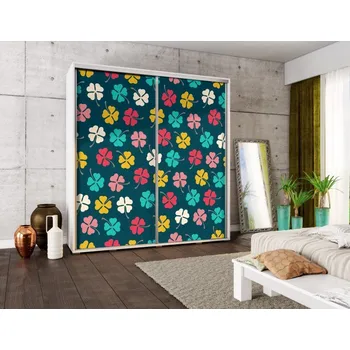 Šatní skříň Šatní skříň PENELOPA 205 Čtyřlístky