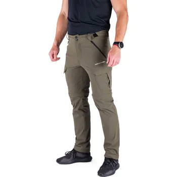 Pánské kalhoty Pánské turistické kalhoty NORTHFINDER-CARUSO-300darkgreen Zelená L