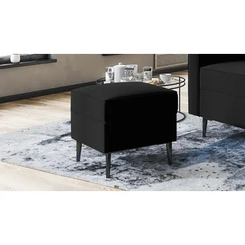 Taburet Taburet LIAM černá - DREAM VELVET 202.12