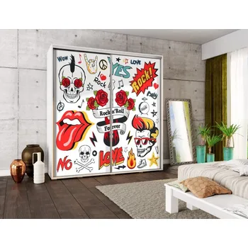 Šatní skříň Šatní skříň PENELOPA 205 Rock and roll forever