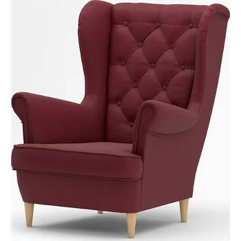 Křeslo Křeslo ušák KING III Bordó - MALMO 63 - VÝPRODEJ (zbývá 9 ks)