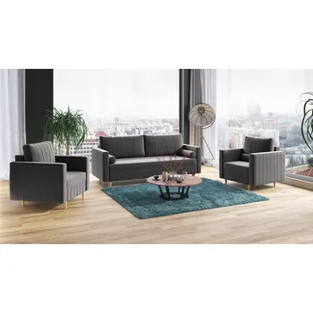 Sedací souprava Sedací souprava FIORELLO 3+1+1 šedá - MONOLITH 92 Sedací soupravy 3+1+1